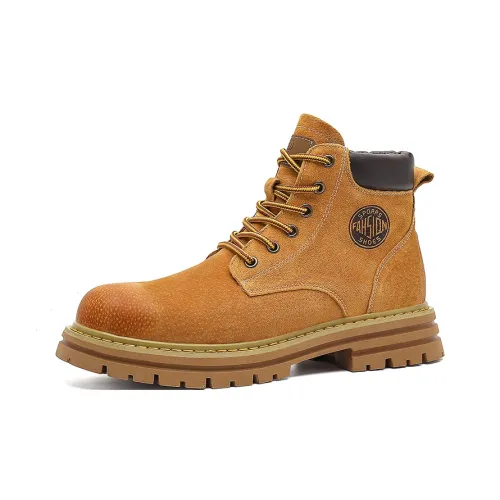 ZHENRAN Винтаж Рабочая одежда Пустынные сапоги Martin Boot Унисекс