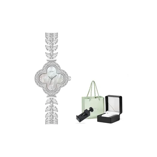 RERF Refined Elegant Students Party Рекомендация Кварцевый механизм Часы Женские Белый циферблат