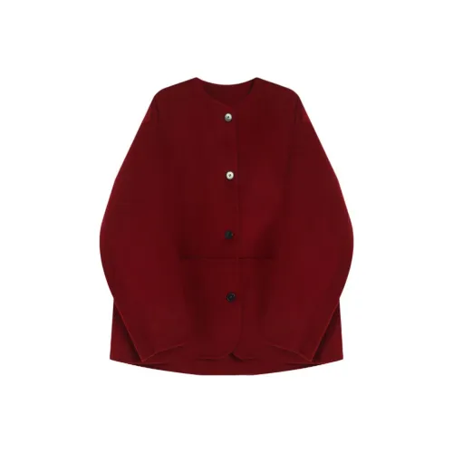 GZQJ Red Women's Coat GZQJ Красный Женский Пальто