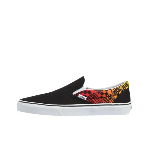 Vans CLASSIC Slip-On Скейтборд Кроссовки Мужские Черные