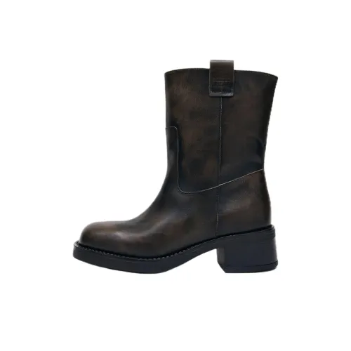 ALOHAS Rajan ботильоны 4CM женские коричневый