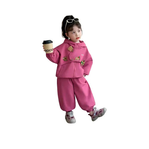 Lanza Повседневная спортивная одежда Весна-осень Розово-красный для детей 3-7 лет