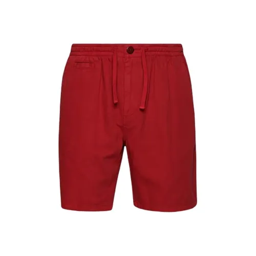SUPERDRY Red Men's Casual Shorts SUPERDRY Красные Мужские Повседневные Шорты