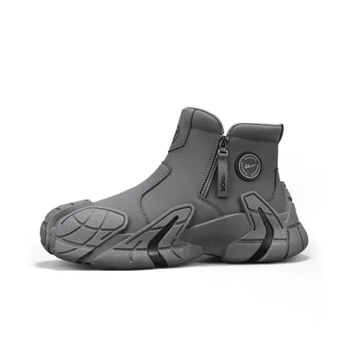 Warrior Martin Boots Gray Men's