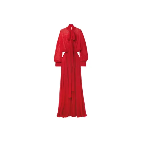 NORMA KAMALI Длинное платье с длинными рукавами женское