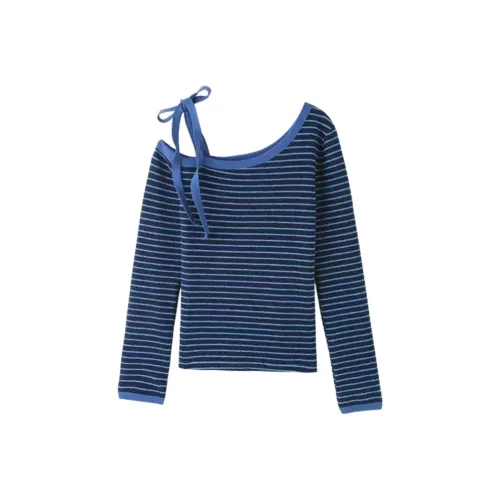 YGPRW Синий Женские T-рубашки