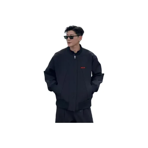 HOKLV Черный С подарками Съемный и моющийся Шпилька Унисекс Куртки