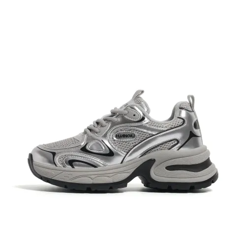 HUANQIU Высота Увеличивающие Устойчивые к Износу Легкие Низкие Топ Кроссовки Женские