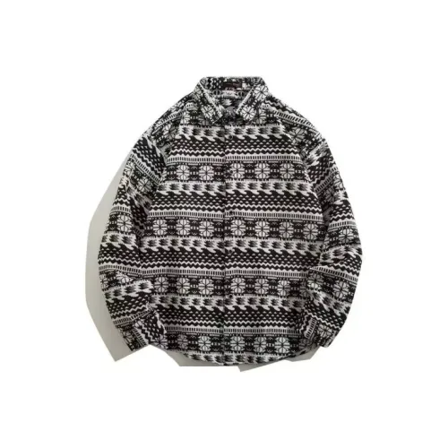 PLQV Черные Мужские Рубашки