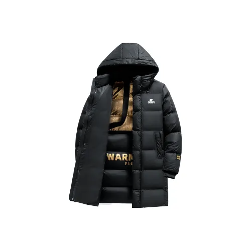 SNOOPY Черный Унисекс Пуховики