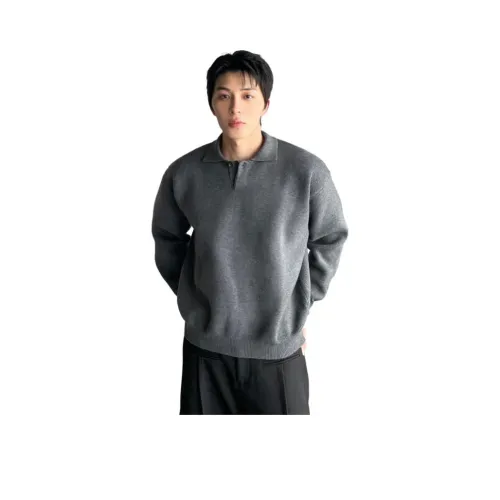 BEAR UNION Темно-серый Унисекс Трикотаж