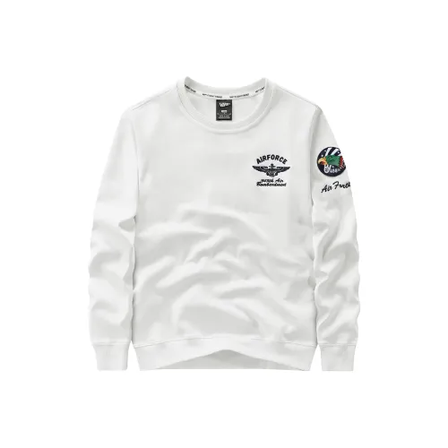 VIP Круглый вырез Свободный крой Свитшот Унисекс Белый