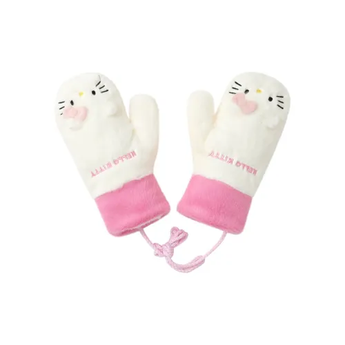 Санрио Полиэстер Трикотаж Перчатки Женские