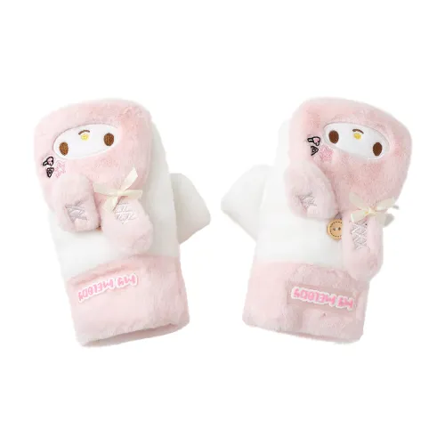 Sanrio Melodi Полиэстер Трикотаж Перчатки Женские