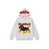 Бело-серый вереск, утолщенный, с флисовой подкладкой