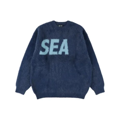WIND AND SEA FW25 Shaggy BIGSEA KNIT Свитер Свитшот Унисекс