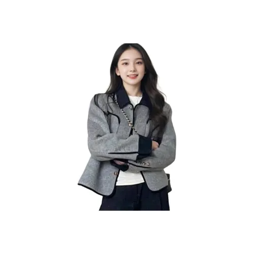 GIUHF Светло-серый Женский Куртка