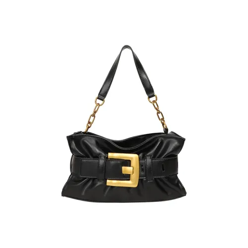 WRELS ПУ (полиуретан) Сумка через плечо Женская Черная Кофейная Коричневая