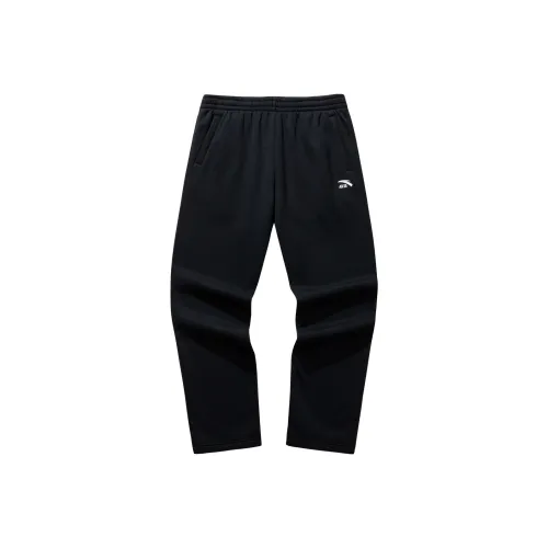 ANTA Вязаные тренировочные брюки мужской основной черный