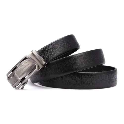 BISON DENIM Ремни из коровьей кожи Мужские 3,4CM