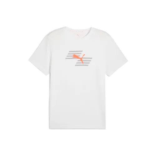 PUMA HYROX Белый Мужской T-Рубашка