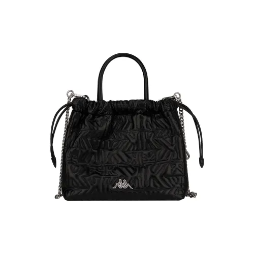 KAPPA ПУ (полиуретан) Сумка Сумка через плечо Стандартная Женская Текстура Черная