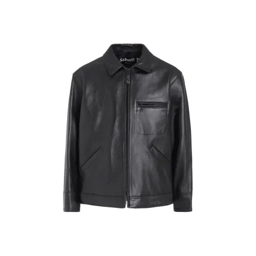 Yohji Yamamoto x Schott FW25 WILDSIDE Yohji Yamamoto Кожа Куртка Мужская