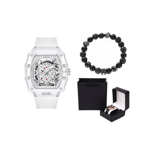 MEXVEL Кварцевый механизм Унисекс Часы 50мм*44мм*18мм Скелет