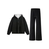 Черный топ + Черные брюки