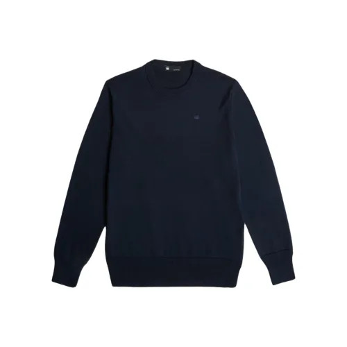 Г Звезда RAW Темно-синий Синий Мужские Свитера