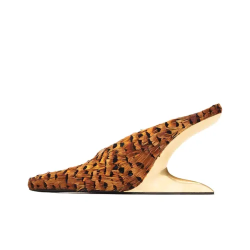 Alexander Wang Домашние тапочки Женские Коричневый