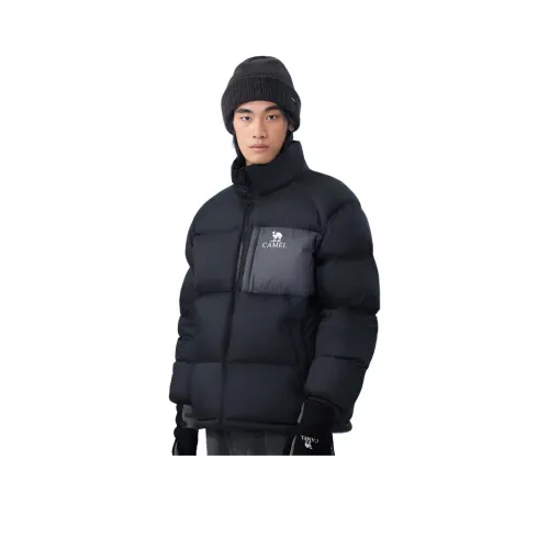 Верблюжий цвет Унисекс Пуховики