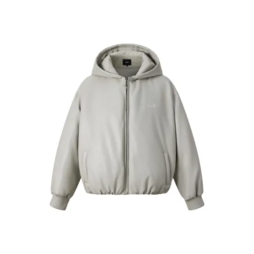 IMXS Light Gray Unisex Down Jackets IMXS Светло-серый унисекс пуховики