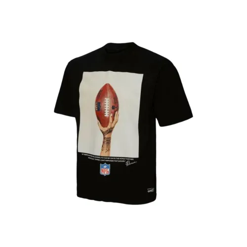 MITCHELL NESS T-Shirt Мужской Черный