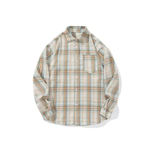 PEA Желтый Унисекс Рубашки