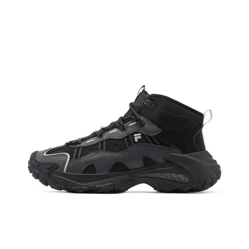 FILA FUSION EXOCET II Mountains Shoe 2 MID Топ Повседневная обувь Мужской Черный Теневой черный Серый