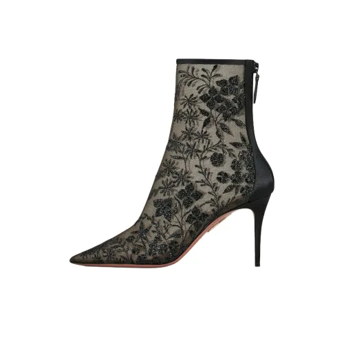 AQUAZZURA Mon Amour Ботильоны 8,5 см Женские Черные