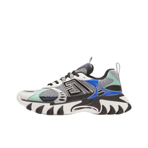 BALMAIN Низкий топ Повседневная обувь Мужская Белый Черный