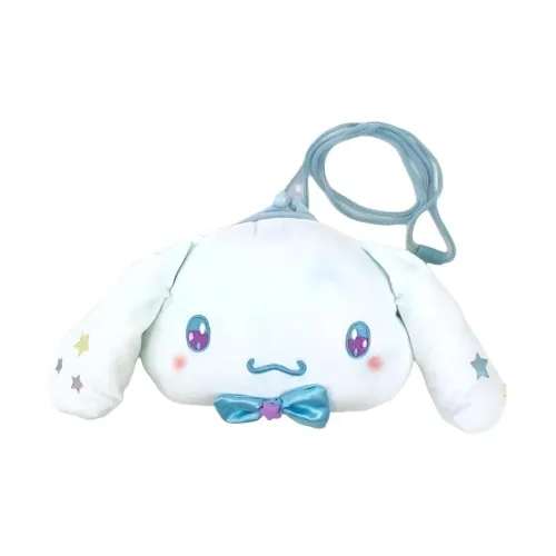 Sanrio Cinnamoroll Cartoon Cute Круглый And Плюшевый Big Head Сумка через плечо Куклы Плюшевая кукла 17 см Высота