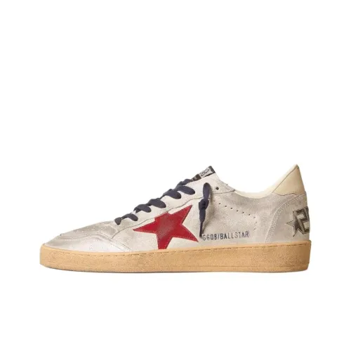 Golden Goose Ball Star Low Топ Скейтборд Кроссовки Мужские Серые