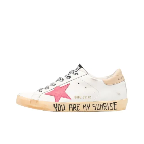 Golden Goose Супер Звезда Low Топ Стильные Скейтбординги Женские Белые