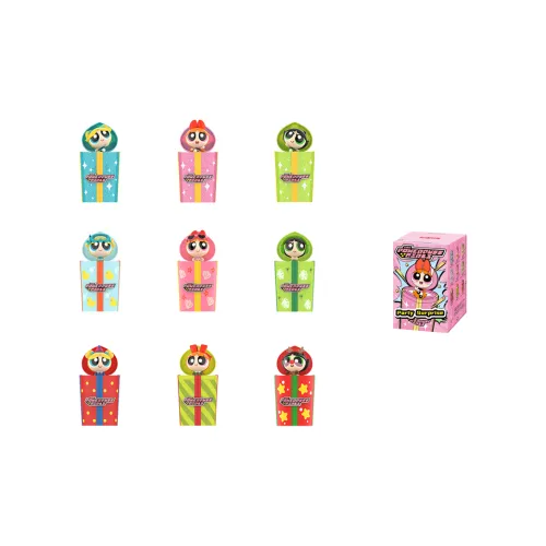 POP MART Суперкрошки Вечеринка Surprise Collection Фигурка Слепые коробки Один Blind Коробка Целая коробка 9 шт