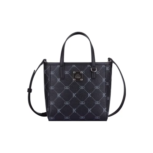 KAPPA Матовая кожа сумка через плечо женская универсальная черная