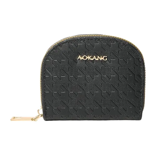 AOKANG Полиуретан Кожа Картхолдер Мини Женский Слон Серый