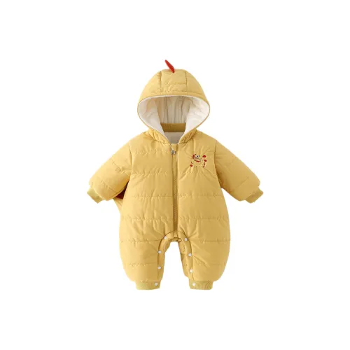XiaoJinBu Желтый Малыш Комбинезоны Ползунки