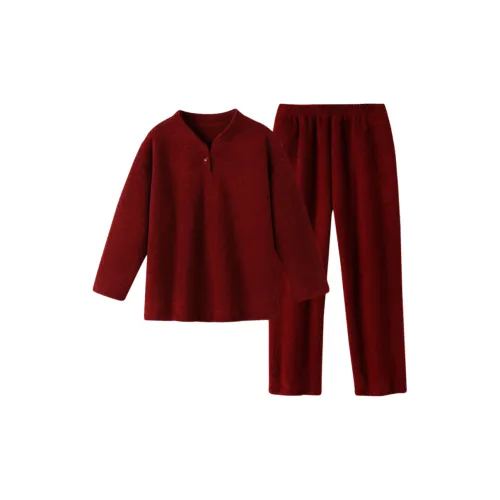 TLXT Бордовый Женский Пижамный Комплект