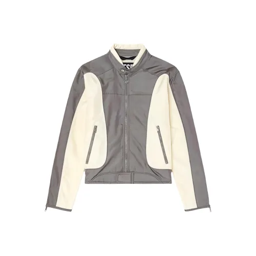 DIESEL SS25 Куртки и Пальто Мужской Серый