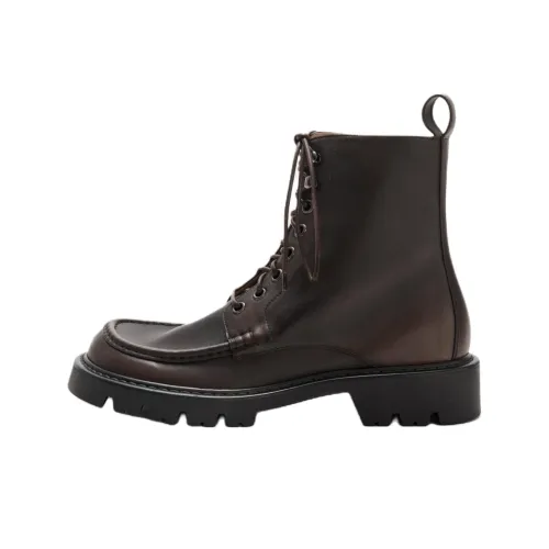 LOEWE Sierra Короткий Мартин Boot 4CM Мужской Коричневый