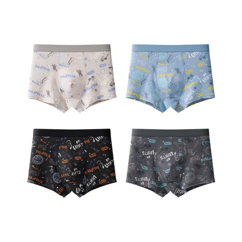 Хлопок Трусы 4 Пачки Подростки