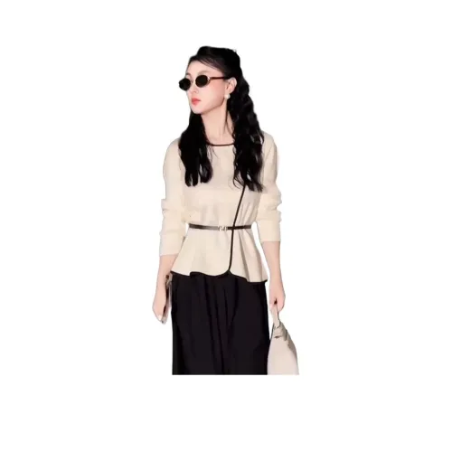 Mu Xiao Xin Абрикос с MU Xiaoxin Бренд Наклеенный Женские Рубашки